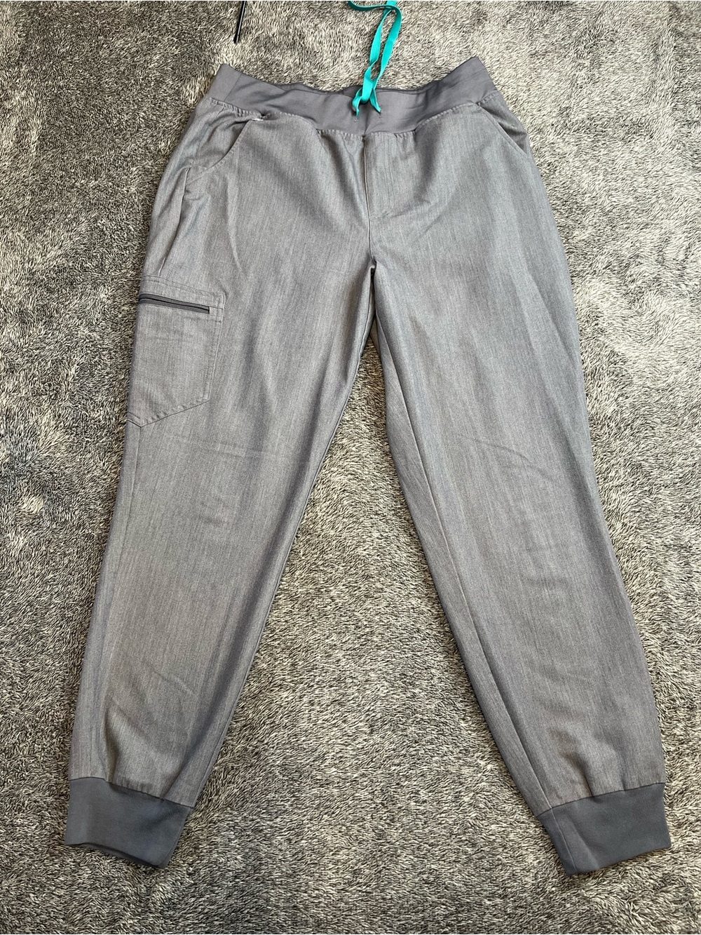 FIGS Zamora Jogger 2.0 Scrub Pants Women’s Large Gray